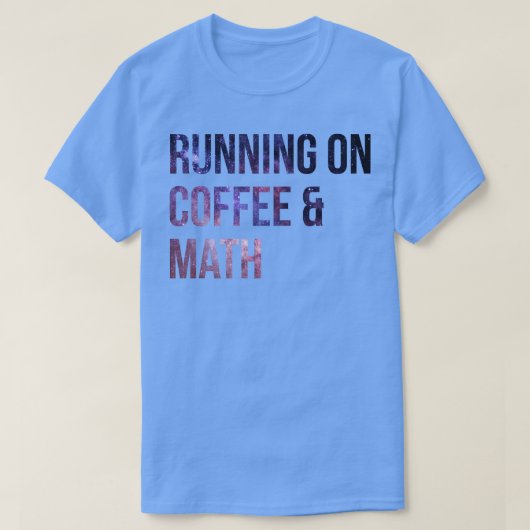 コーヒランニングーと数学のコーヒー1 Tシャツ (デザイン正面)