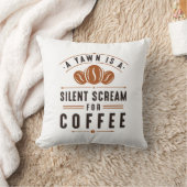 コーヒーあくび クッション (ブランケット)