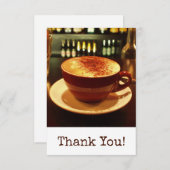 コーヒーありがとう サンキューカード (正面/裏面)