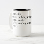 コーヒーありがとう ツートーンマグカップ (正面左)