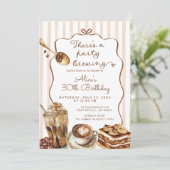 コーヒーあるパーティー醸造誕生日 招待状 (スタンド正面)