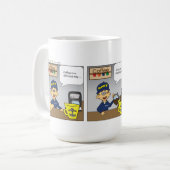 コーヒーおいしい コーヒーマグカップ (正面左)