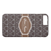 コーヒーおたくヒップスターパーソナライズされたグラス Case-Mate iPhoneケース (裏面(横))