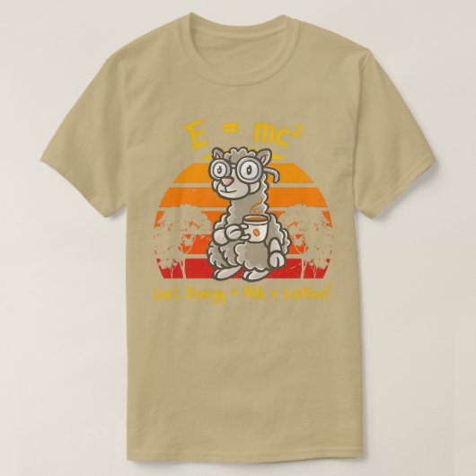 コーヒーおたく数学フォーミュラ先生コーヒーマグラマ Tシャツ (デザイン正面)