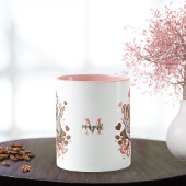 コーヒーおもしろいでかわいいピンクのお母さんの日が良くなる マグカップ