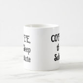 コーヒーおもしろいで睡眠代用品を詰める コーヒーマグカップ (中央)