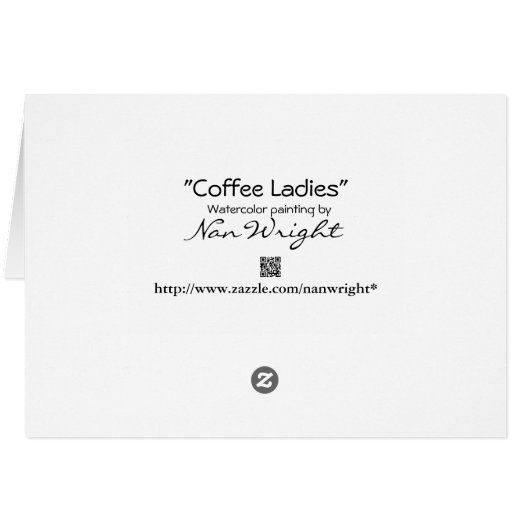 コーヒーおもしろいとワインを語る7人の女性 (裏面横)