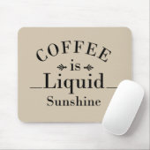 コーヒーおもしろいについてのことわざを飲む マウスパッド (マウス)