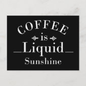 コーヒーおもしろいドリンカー引用文 シーズンポストカード (正面)