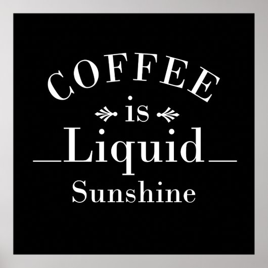 コーヒーおもしろいドリンカー引用文 ポスター (正面)