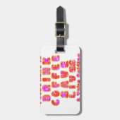 コーヒーおもしろい好きの方への贈り物 ラゲッジタグ (正面縦)