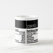 コーヒーおもしろい栄養情報コーヒーマグ コーヒーマグカップ (中央)