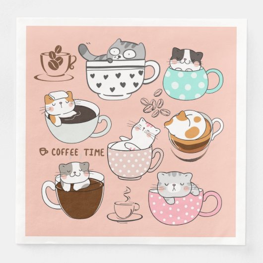 コーヒーおもしろい猫 (正面)