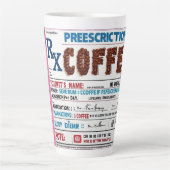 コーヒーおもしろマグカップナチュアート カフェラテマグ (正面)