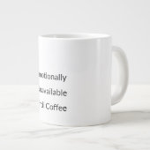 コーヒーおもしろマグカップ ジャンボコーヒーマグカップ (正面右)
