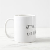 コーヒーおよびまつげのコーヒー・マグ コーヒーマグカップ (左)