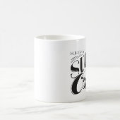 コーヒーおよびクリームのマグが付いている砂糖 コーヒーマグカップ (中央)