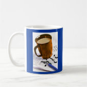 コーヒーおよびクロスワードパズル コーヒーマグカップ (左)