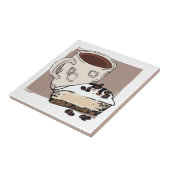 コーヒーおよびケーキ タイル (側面)