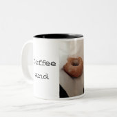 コーヒーおよびドーナツマグ ツートーンマグカップ (正面左)