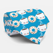 コーヒーおよびドーナツ友達 ネクタイ (ロール)