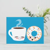 コーヒーおよびドーナツ友達 招待状 (スタンド正面)