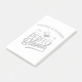 コーヒーおよび友人は完全なブレンドを作ります ポストイット (アングル)