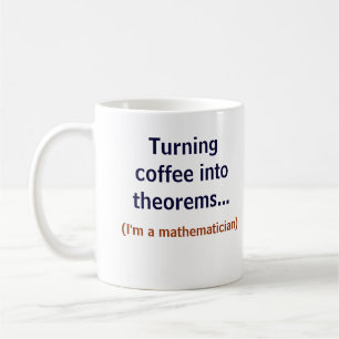 コーヒーおよび数学 コーヒーマグカップ