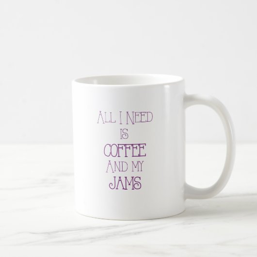 コーヒーおよび私のJams2 コーヒーマグカップ (右)