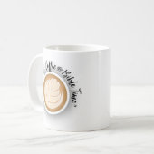 コーヒーおよび聖書の時間ロゴのマグ コーヒーマグカップ (正面左)