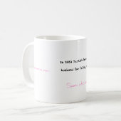 コーヒーおよび離婚 コーヒーマグカップ (正面左)