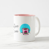 コーヒーお母さん ツートーンマグカップ (正面右)