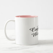 コーヒーお母さん ツートーンマグカップ (左)