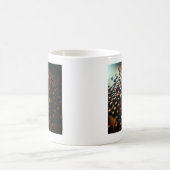 「コーヒーお洒落豆のマグカップ – コーヒーに最適な贈り物 コーヒーマグカップ (中央)