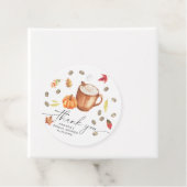 コーヒーかぼちゃ　感謝のブライダルシャワー フェイバータグ (インサイチュ)