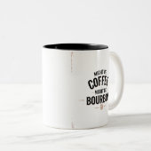 コーヒーかもしれない、バーボンマグかもしれない ツートーンマグカップ (正面右)