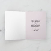 コーヒーからオレンジジュースへのおもしろい移行 カード (内部)