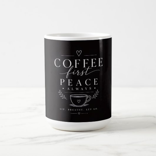 コーヒーから始まる平穏 コーヒーマグカップ (中央)