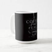 コーヒーから始まる平穏 コーヒーマグカップ (正面左)