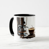 コーヒーから始まる忙せわしい一日 ファニーミー マグカップ (正面左)