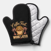 コーヒーから始めよう。カフェインのエネルギーがあなたを動かす 鍋つかみ (正面/裏面)