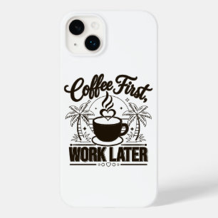 コーヒーから始めよう。カフェインの気分でやる気を出す Case-Mate iPhone 14 PLUSケース