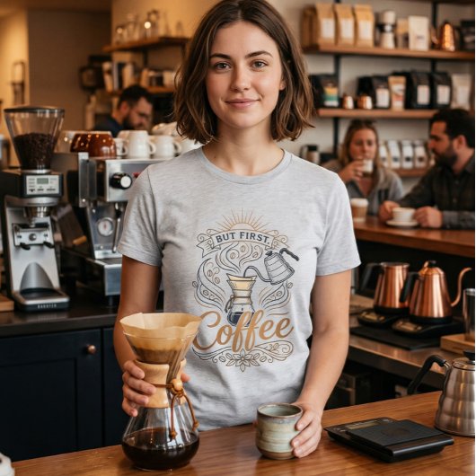 コーヒーから始めよう トライブレンドTシャツ