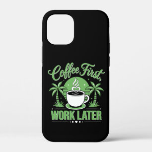 コーヒーから始めよう。Caffeine Vibesがあなたをサポート iPhone 12 Mini ケース