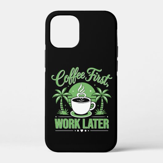 コーヒーから始めよう。Caffeine Vibesがあなたをサポート Case-Mate iPhoneケース (裏面)
