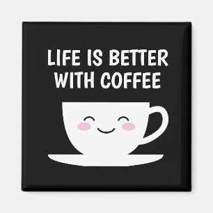 コーヒーかわいいかわいい マグネット