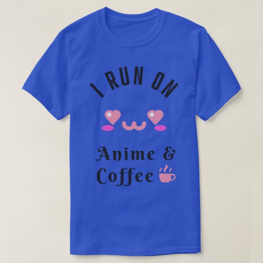 コーヒーかわいいコスプレファン Tシャツ (デザイン正面)