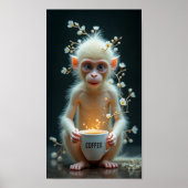 コーヒーかわいい ポスター (正面)