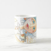 コーヒーかわいらしいブロンドのLola モーフィングマグカップ (中央)