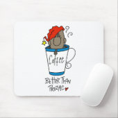 コーヒーかプロザック マウスパッド (マウス)